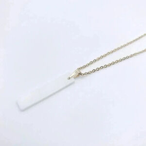 𝅺RECTANGLE Mother of Pearl Necklace